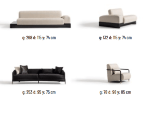 Dark Sofa Option1 | Merlo Furniture Store