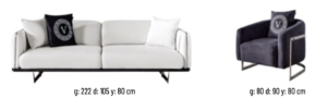 versace sofa set