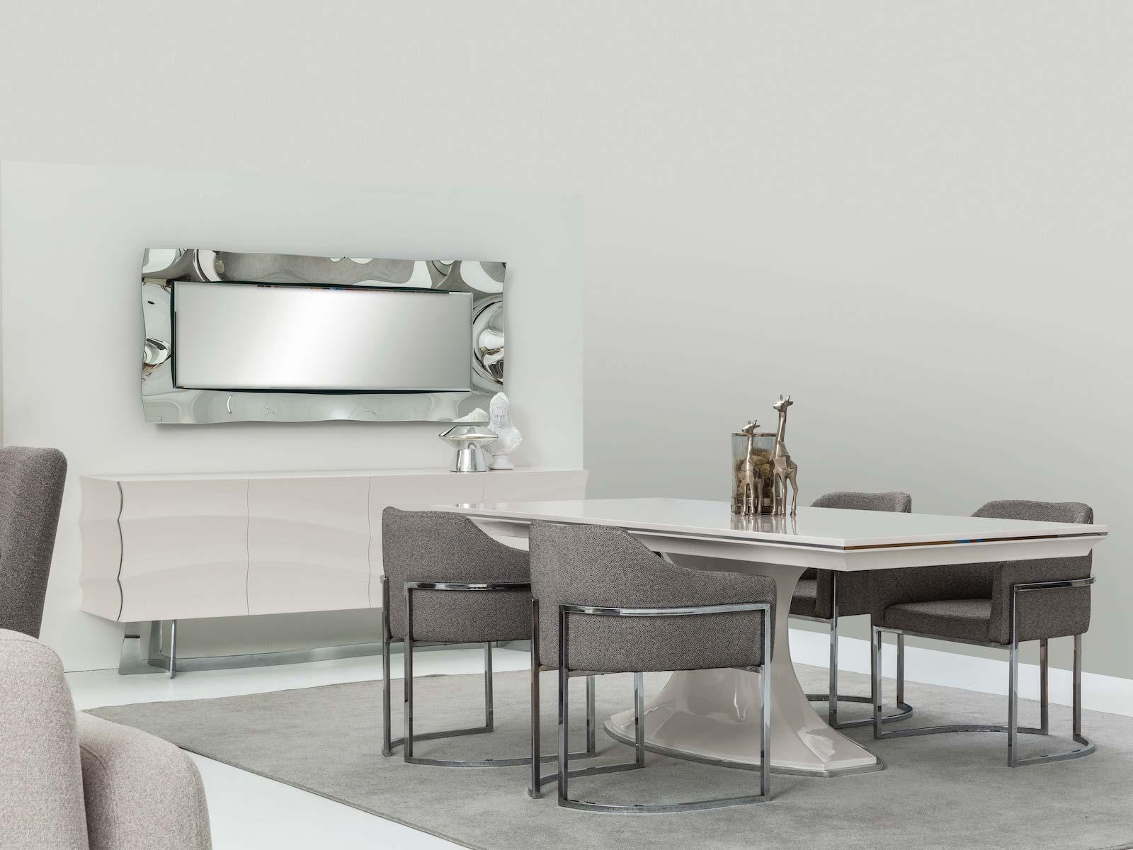 INFINITY ECRU DINING2 | Merlo Furniture Store